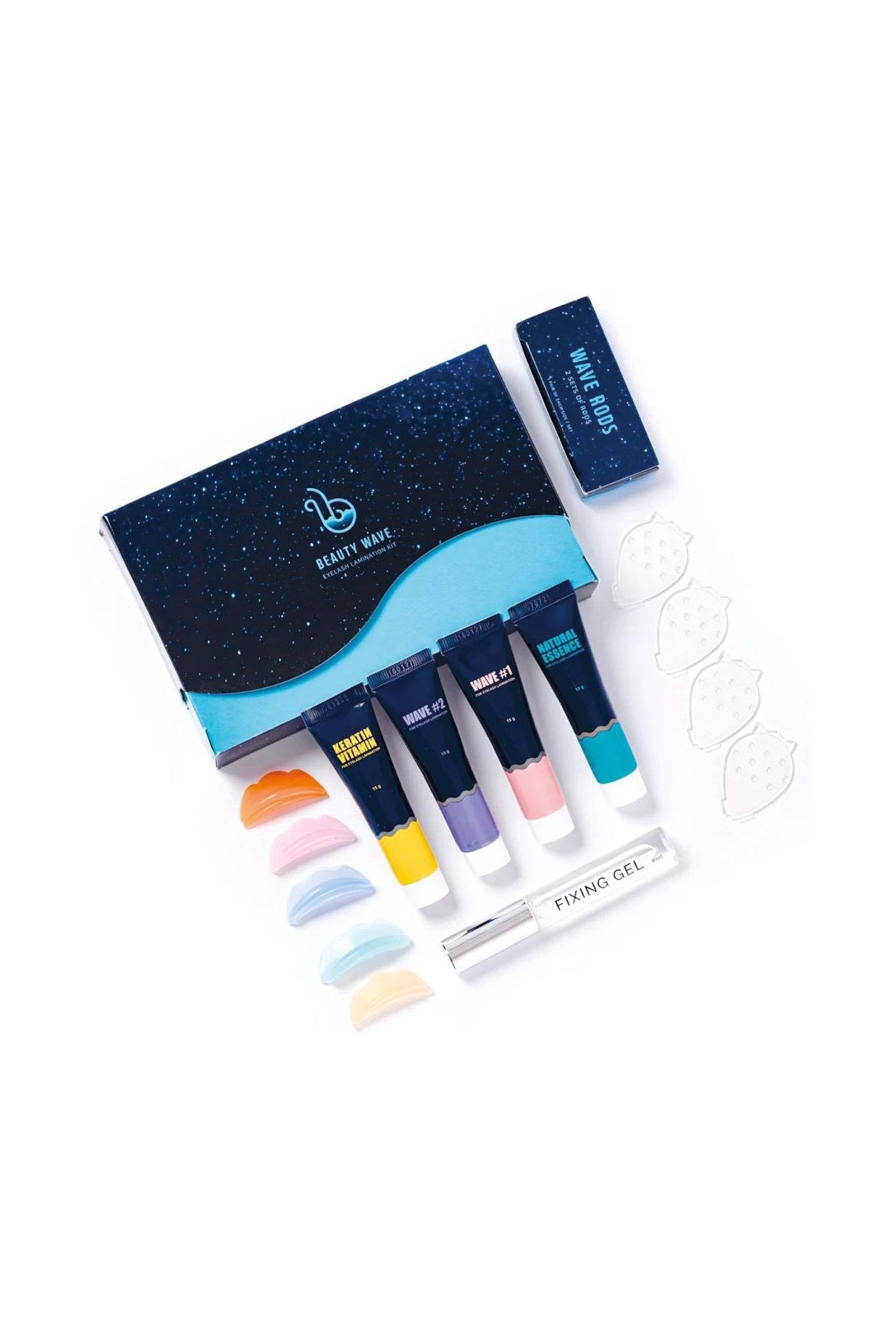 Kit de lifting de pestañas completo Colombia — Lifting Beauty Wave Puluk Neicha MKPMU