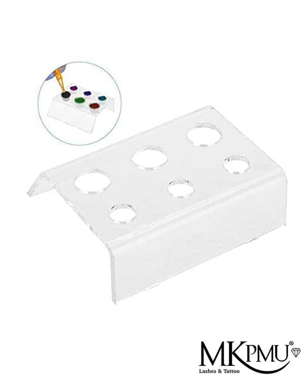 Soporte Acrílico Caps | Insumos Micropigmentación Colombia | MKPMU