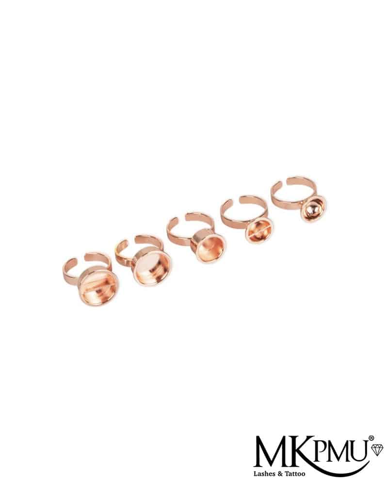Anillo Metalico Oro Rosa