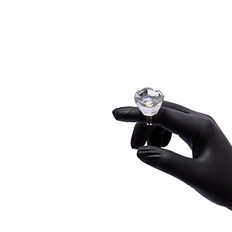 Anillo Cristal para adhesivo extensiones de pestañas MKPMU Colombia