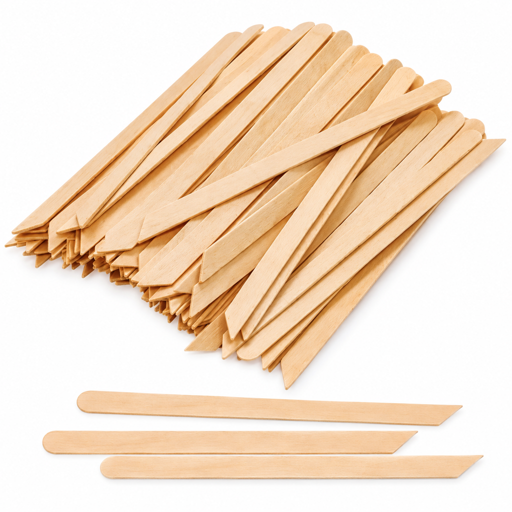 Aplicadores de Cera de Madera para Depilación Facial y Cejas