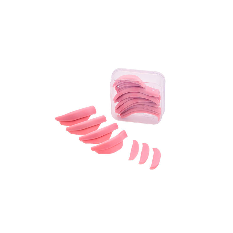 Bigudíes anatómicos de silicona para párpado inferior y superior en lifting de pestañas