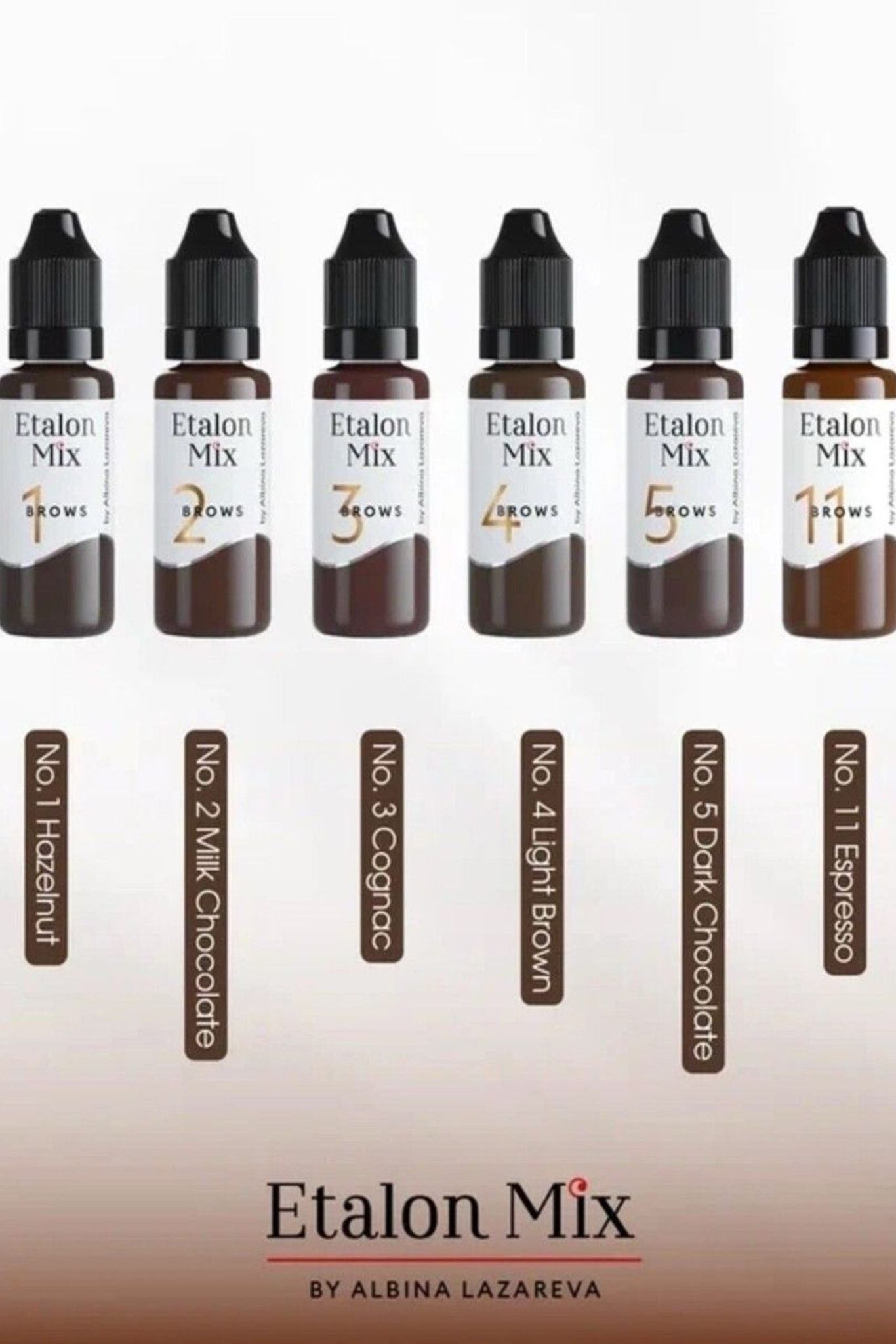 Pigmento Etalon Mix Set de Cejas Hybrido - MKPMU