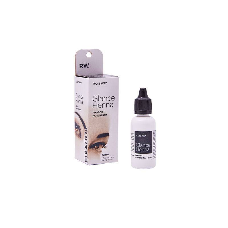 Fijador de henna Glance para sellar y prolongar el color en el diseño de cejas
