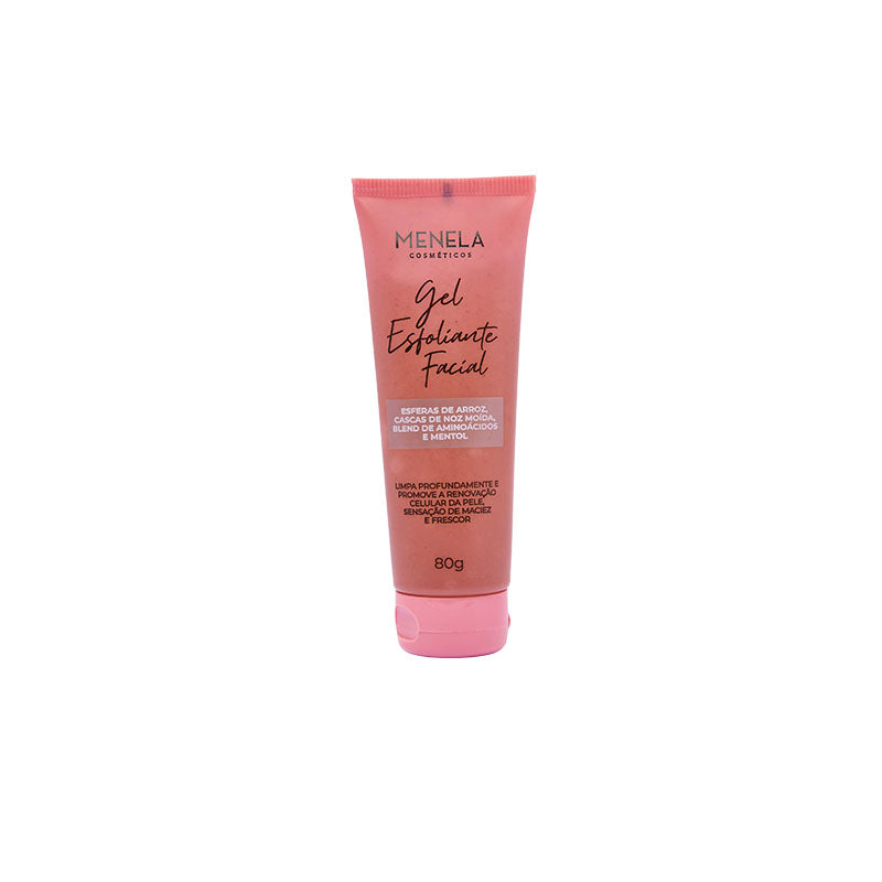 Exfoliante Menela para preparar la piel antes del diseño de cejas