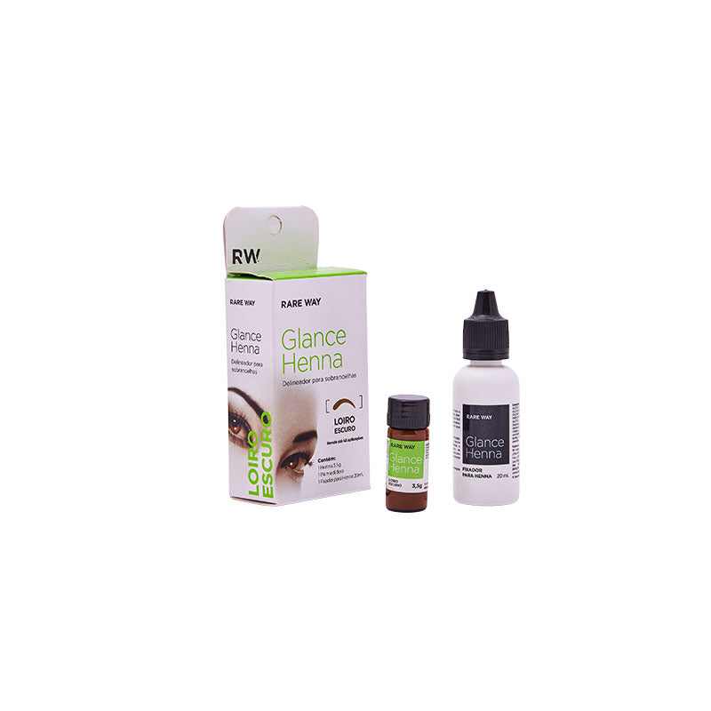 Henna para Cejas Glance Rare Way — Hasta 60 Aplicaciones