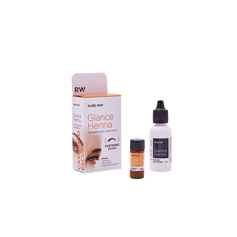 Henna para Cejas Glance Rare Way — Hasta 60 Aplicaciones