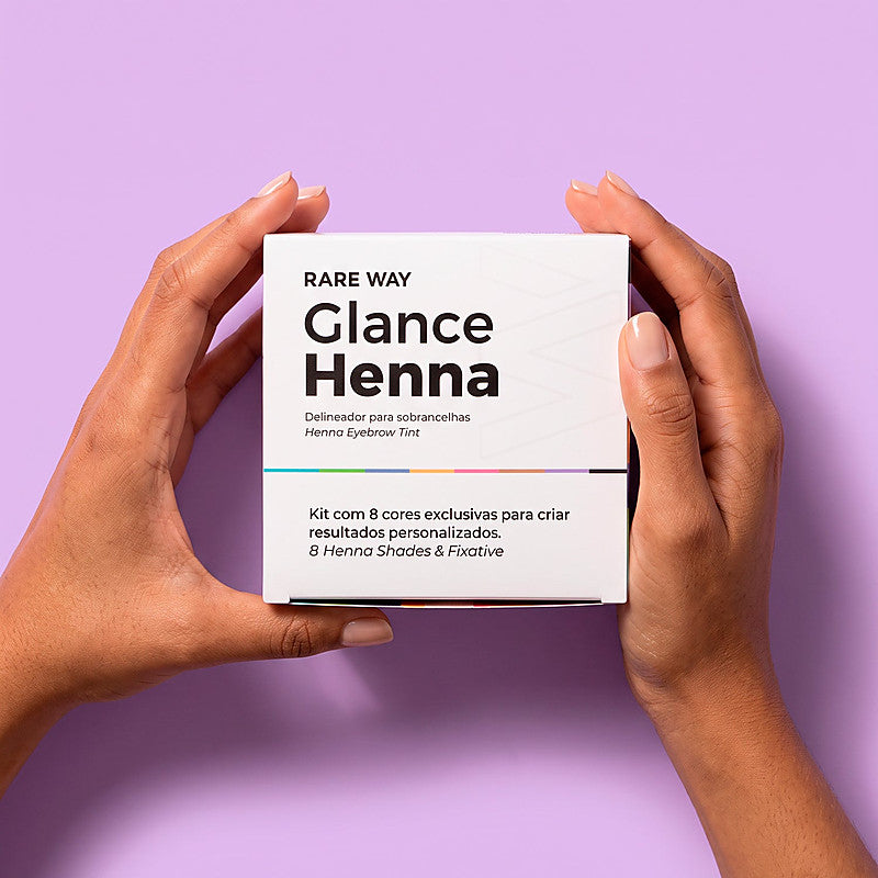 Kit Glance Henna 8 tonos para cejas — insumos MKPMU