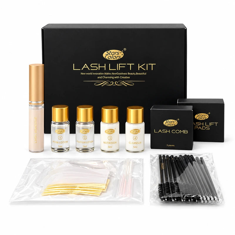 Kit de ondulado y lifting de pestañas completo para uso profesional