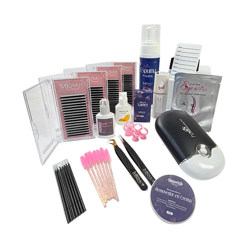 Kit Pestañas Oro