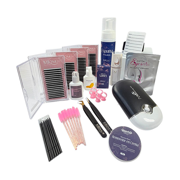 Kit Pestañas Oro