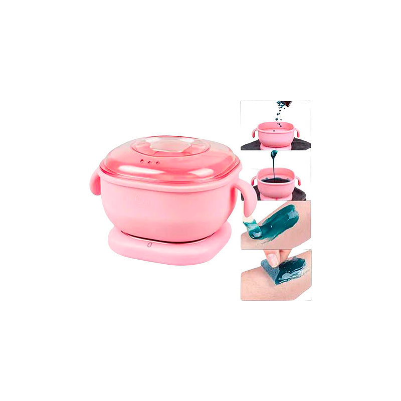 Olla de Silicona para Cera en Perlas profesional para estética