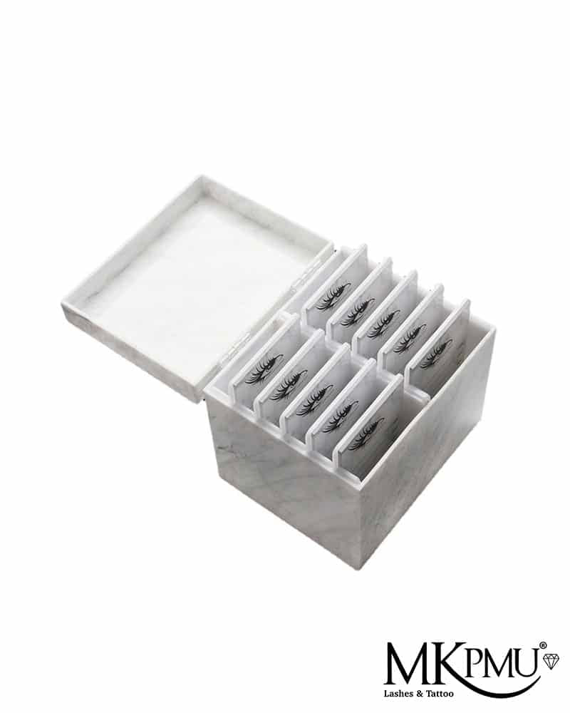 Caja Organizadora de Pestañas Doble