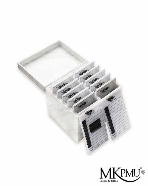 Caja Organizadora de Pestañas Doble
