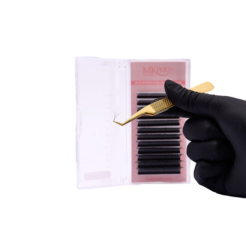 Pestañas Volumen 3D W Mixtas 0,07 mm para Extensiones — MKPMU Colombia