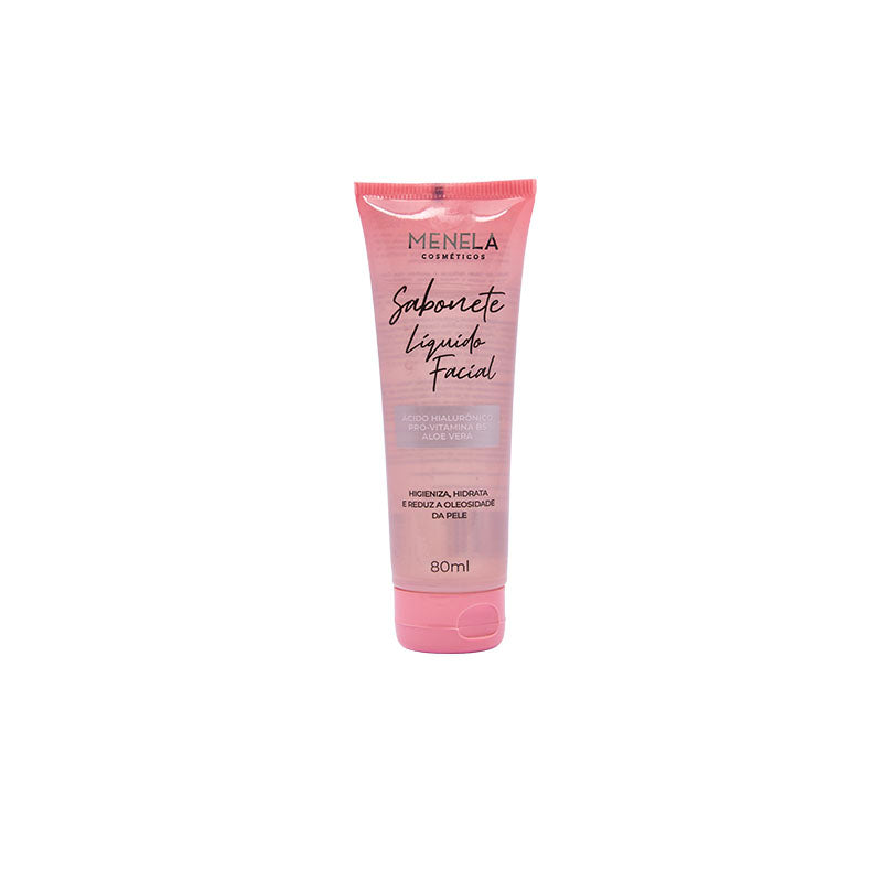 Jabón líquido facial Menela para limpiar la piel antes de la henna y el tinte de cejas
