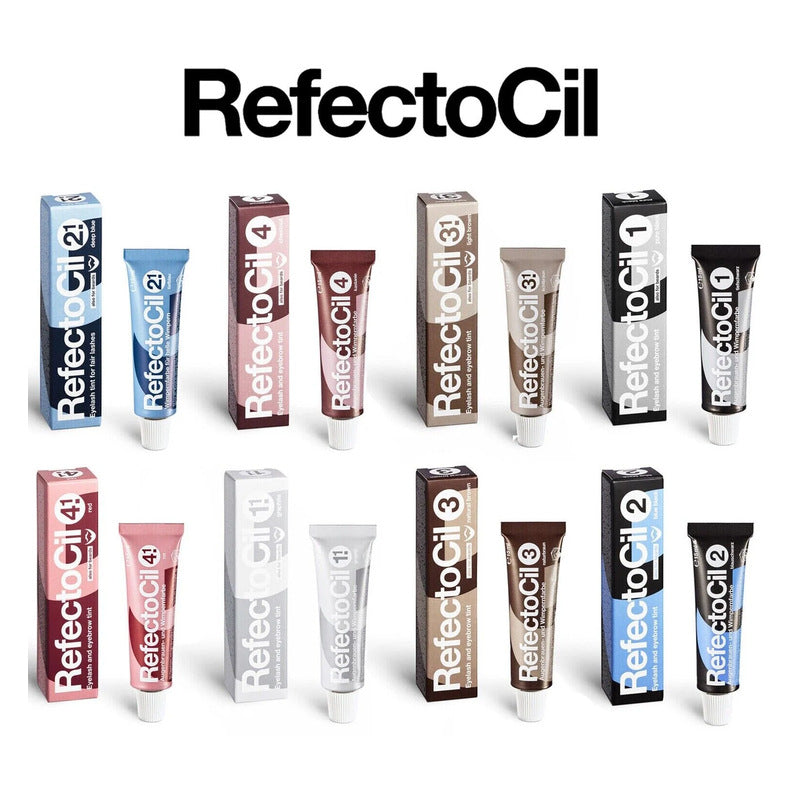 Tinte Refectocil para cejas y pestañas de uso profesional