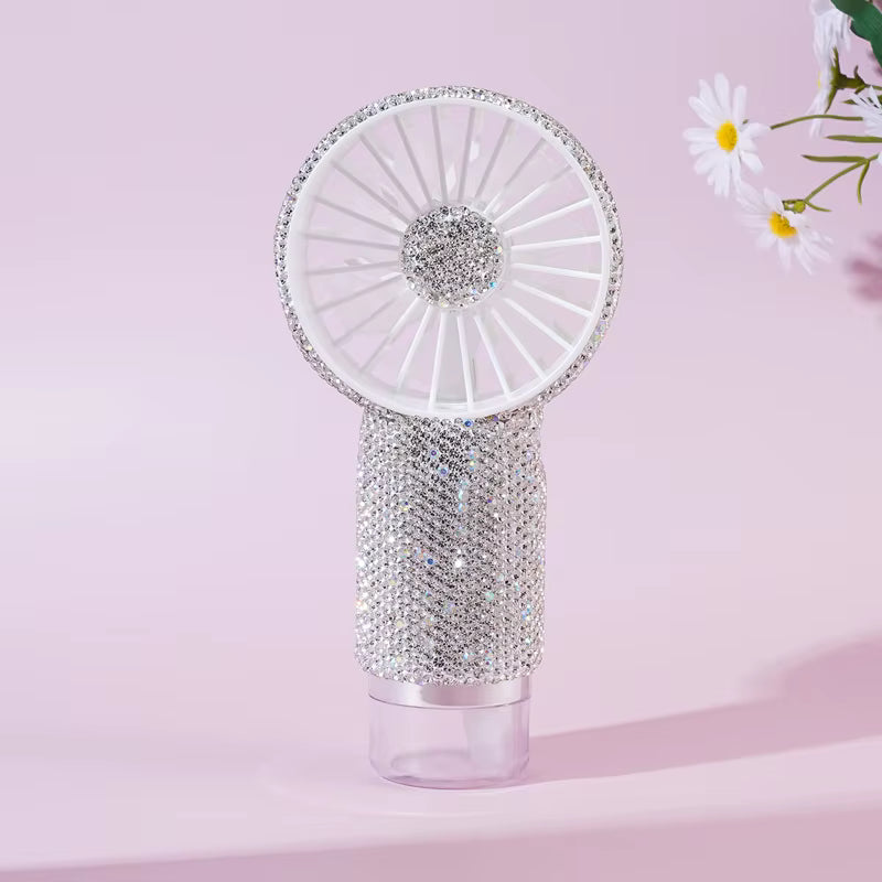 Ventilador Portátil con Nebulizador Recargable — insumo de belleza profesional MKPMU