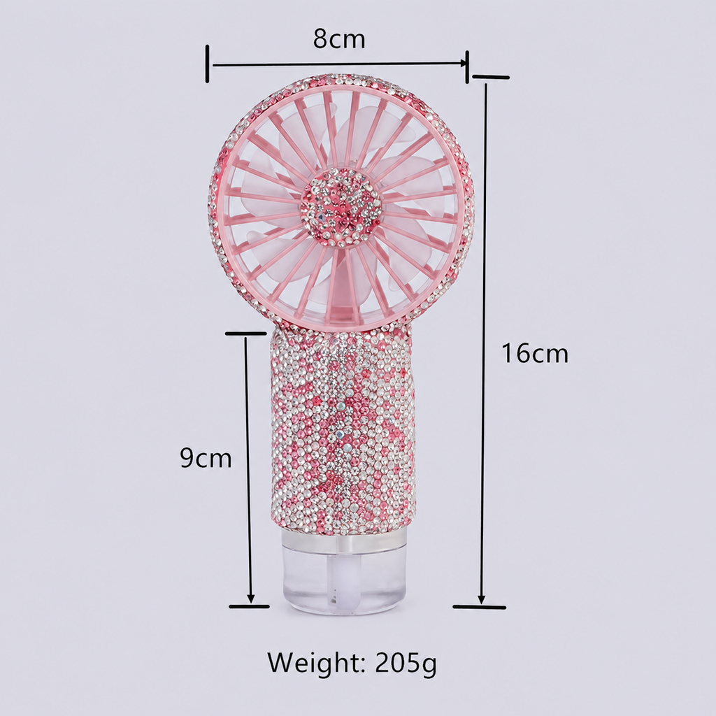 Ventilador Portátil con Nebulizador Recargable