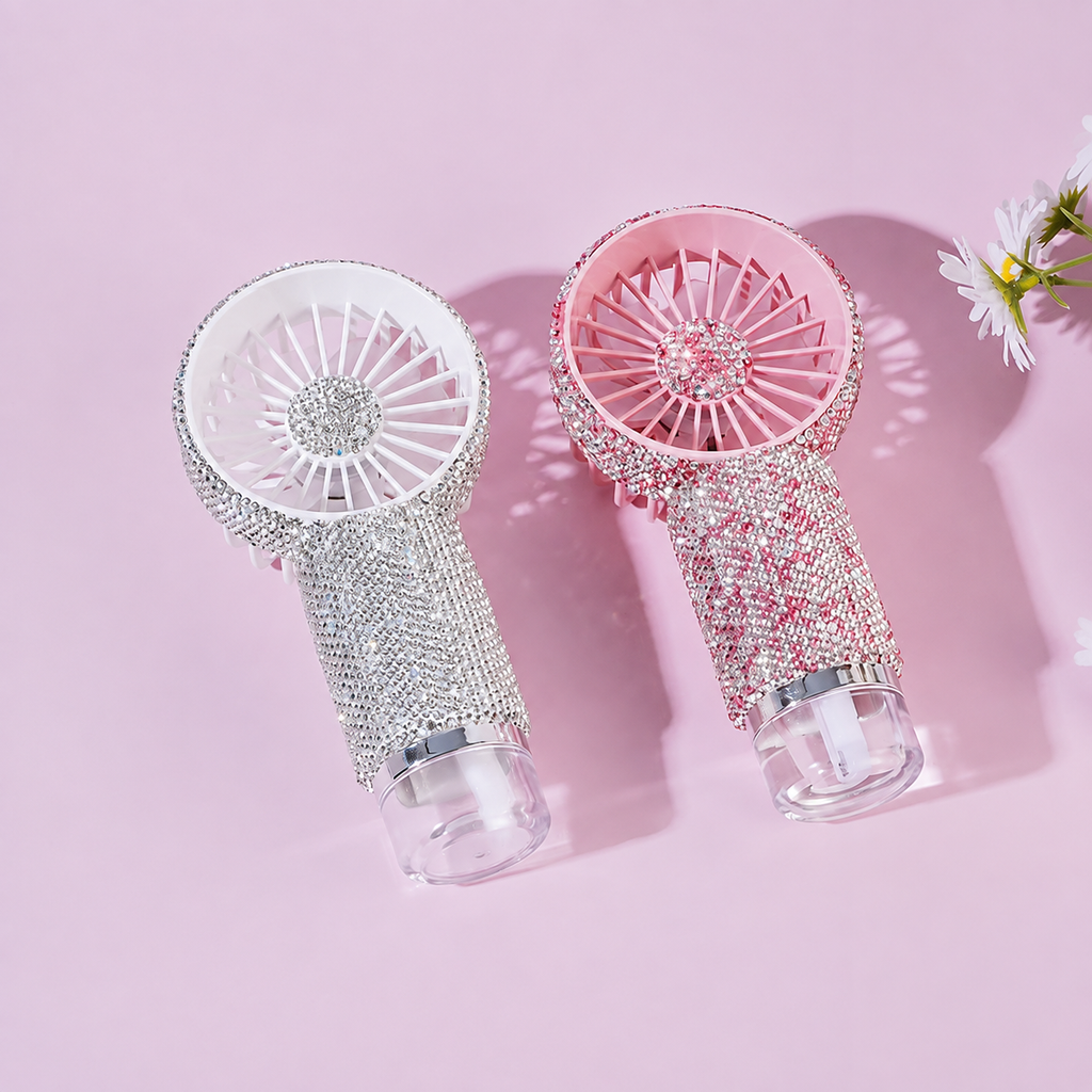 Ventilador Portátil con Nebulizador Recargable